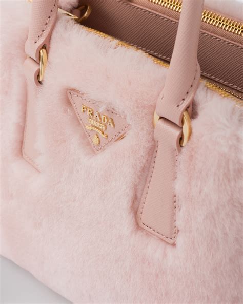 Prada Galleria Shearling Mini